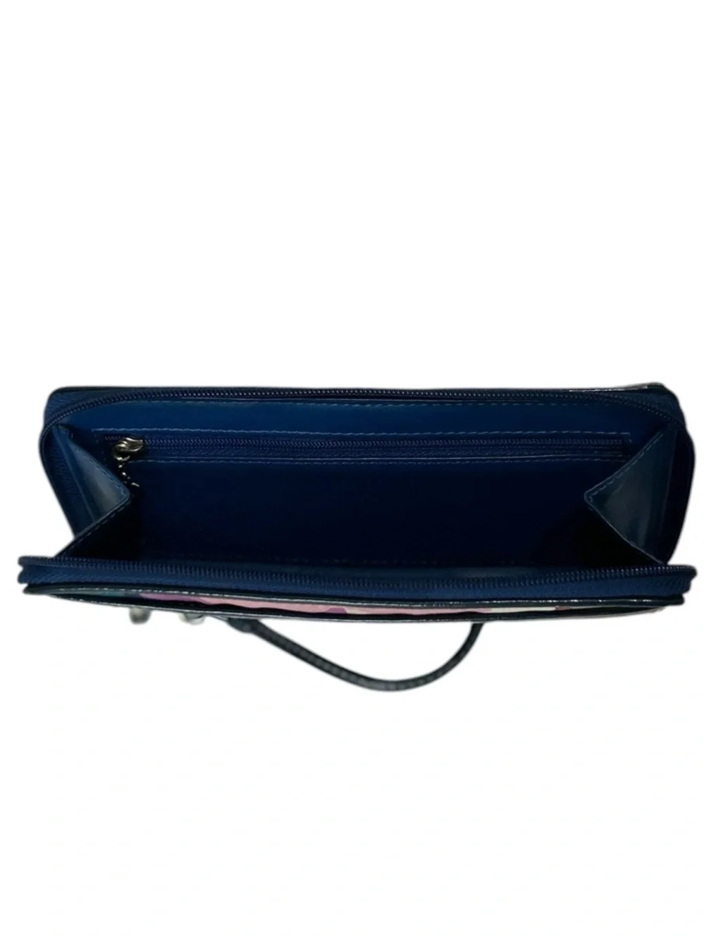 Coach Wristlet Wallet Multicolor Rainbow Small Patent Leather Pouch Clutch